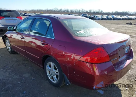 2006 Honda Accord 2.4 Ex из США, поврежденный, VIN 1HGCM56766A120148